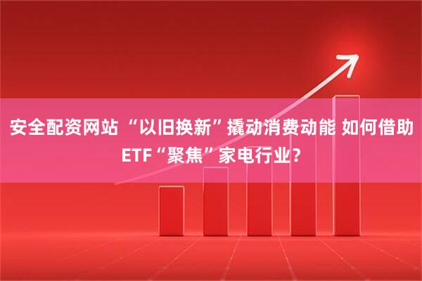 安全配资网站 “以旧换新”撬动消费动能 如何借助ETF“聚焦”家电行业？